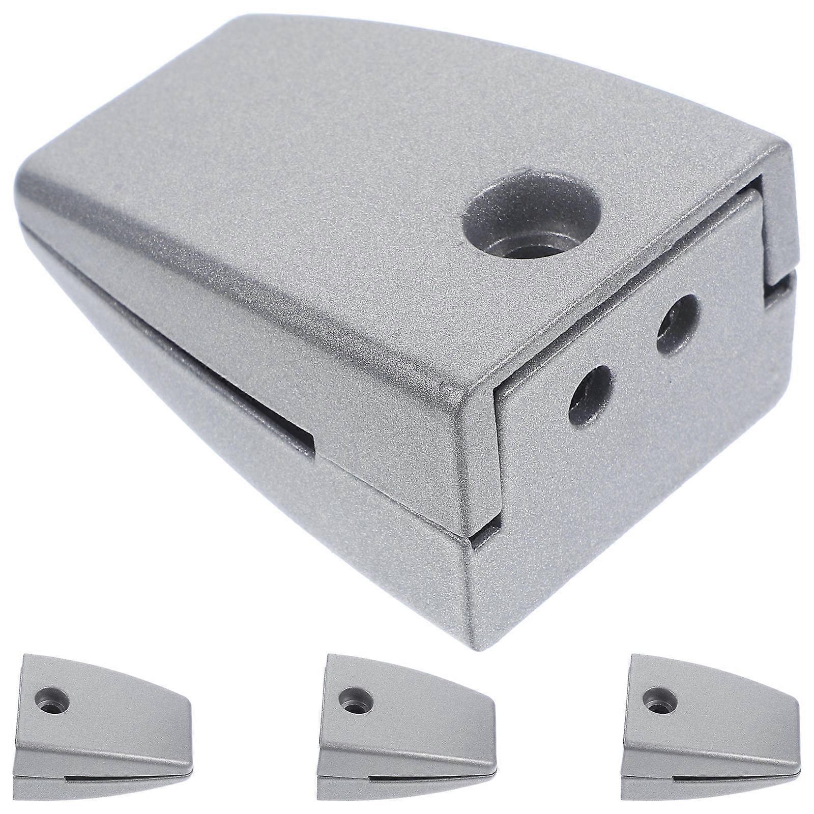 Desk Divider Holder Clamps for Desk Privacy Screen 12Pcs Silver