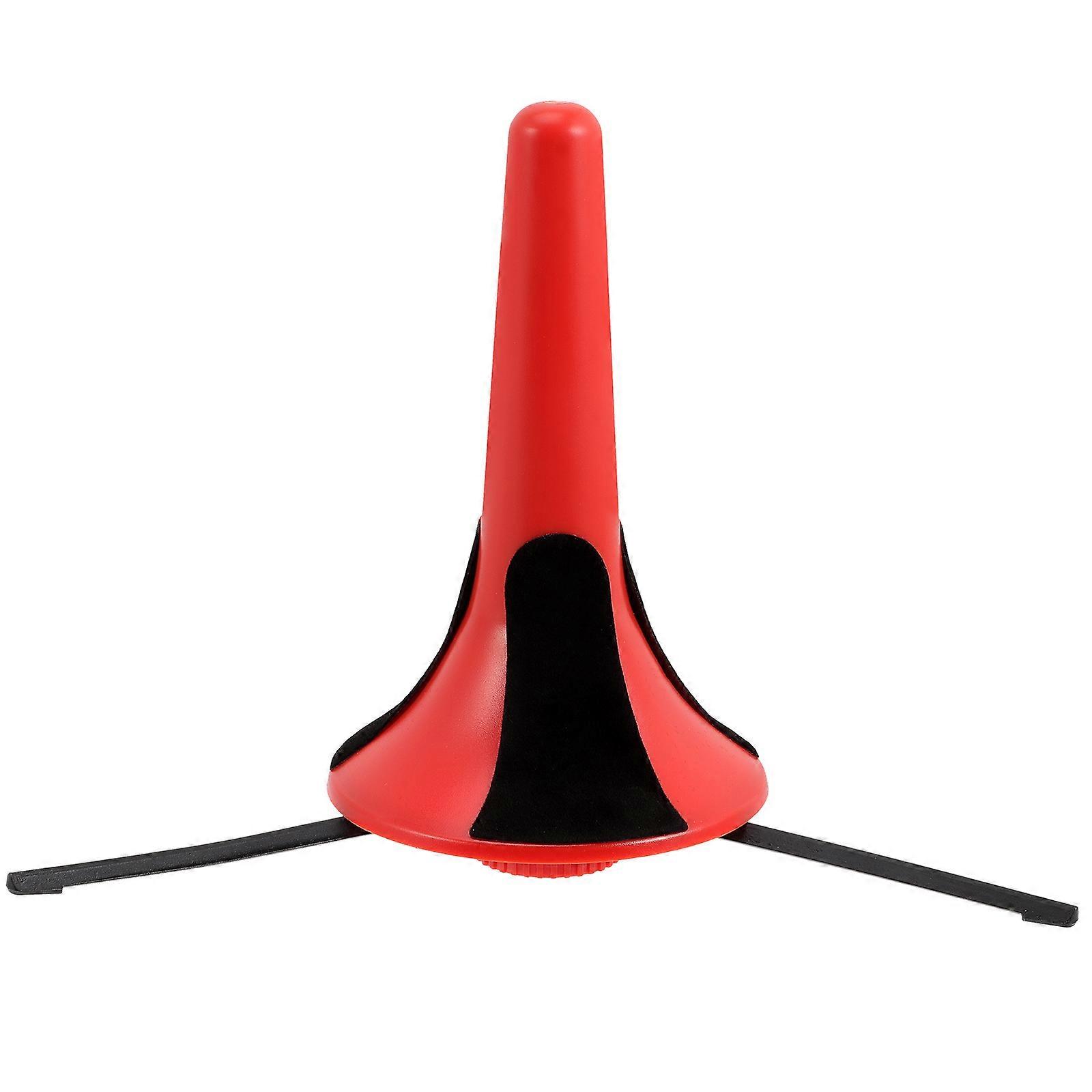 Clarinet Bracket Portable Wind Instrument Stand for Mic Use 2Pcs Red