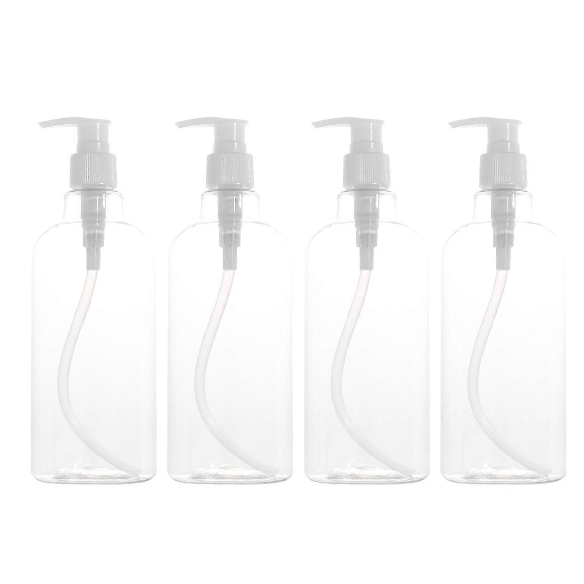 Bottle Dispenser for Storage Use 12Pcs Refillable Transparent Bottles