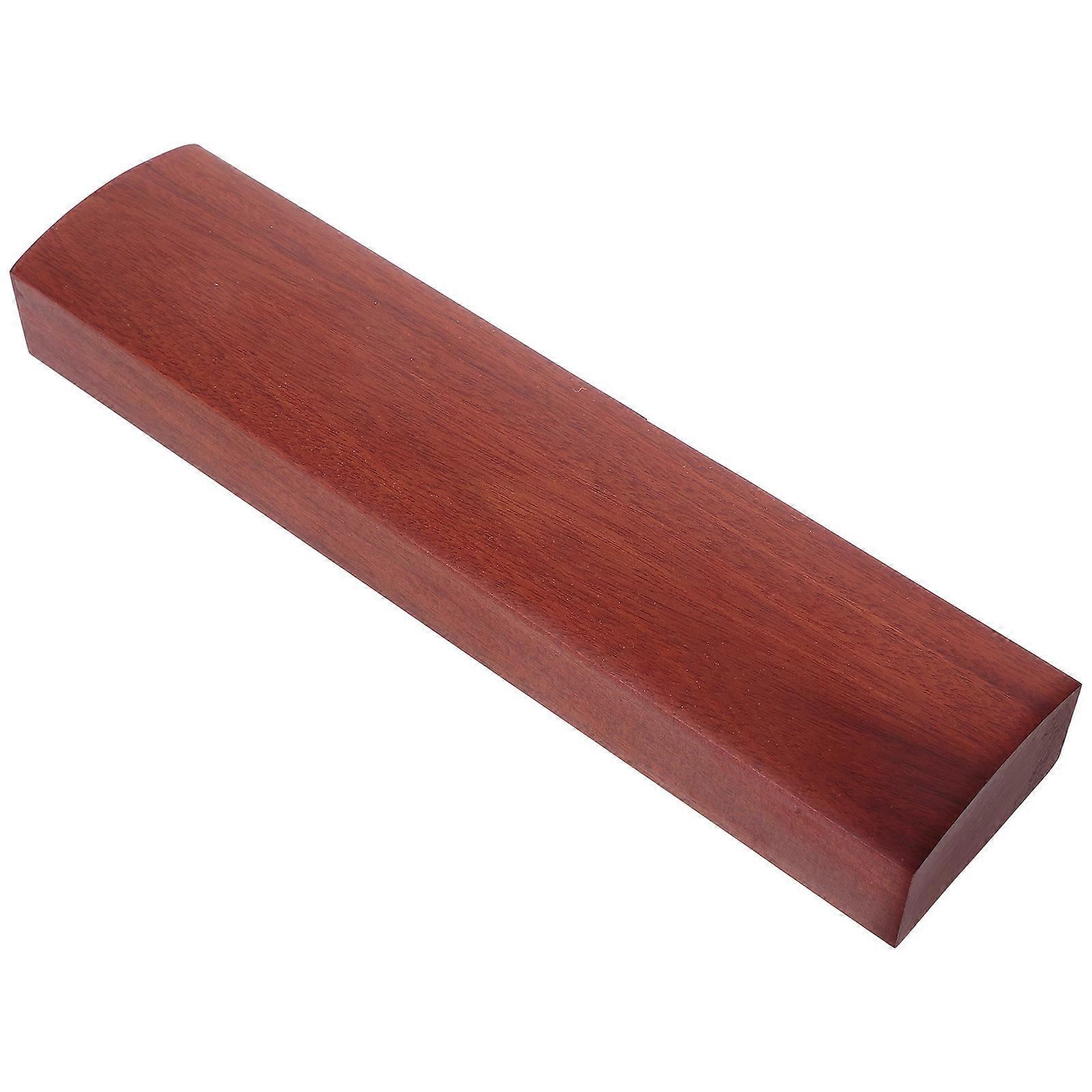 Rectangular Paper Weight Dark Red Wood For Calligraphy Practice Study Room 18.00X4.30X2.40CM Holding Down Paper 1Pack