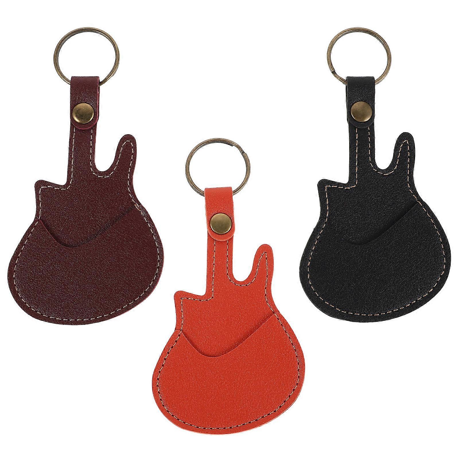 Guitar Pick Holder 12 Pcs Portable Organizer For Guitarists Assorted Color Rectangular Storage Solution