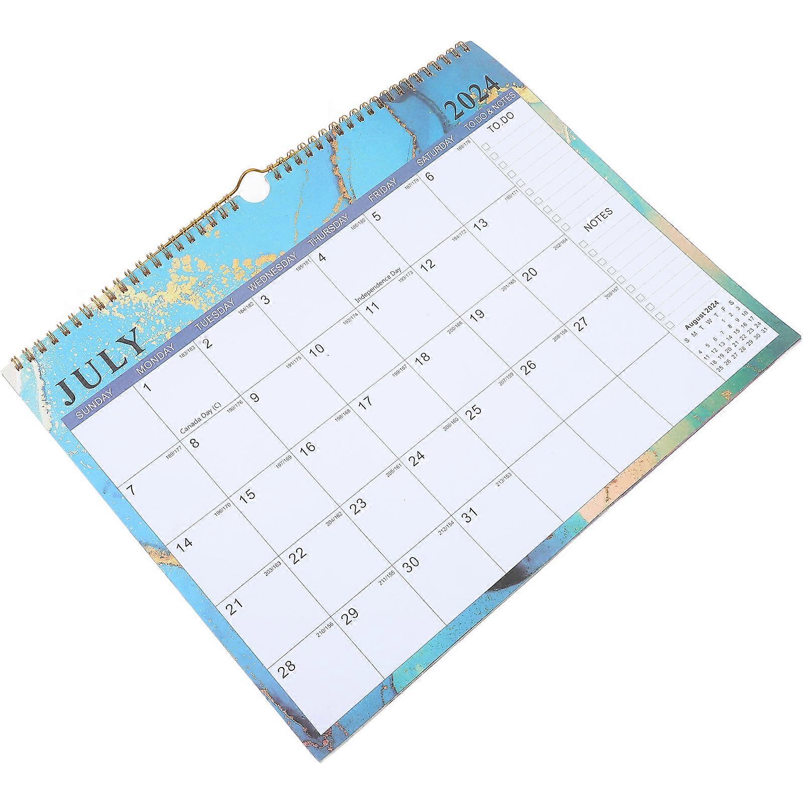 Countdown Calendar For Scheduling Home Office Use 5Pcs Multi Written Space Wall Calendar