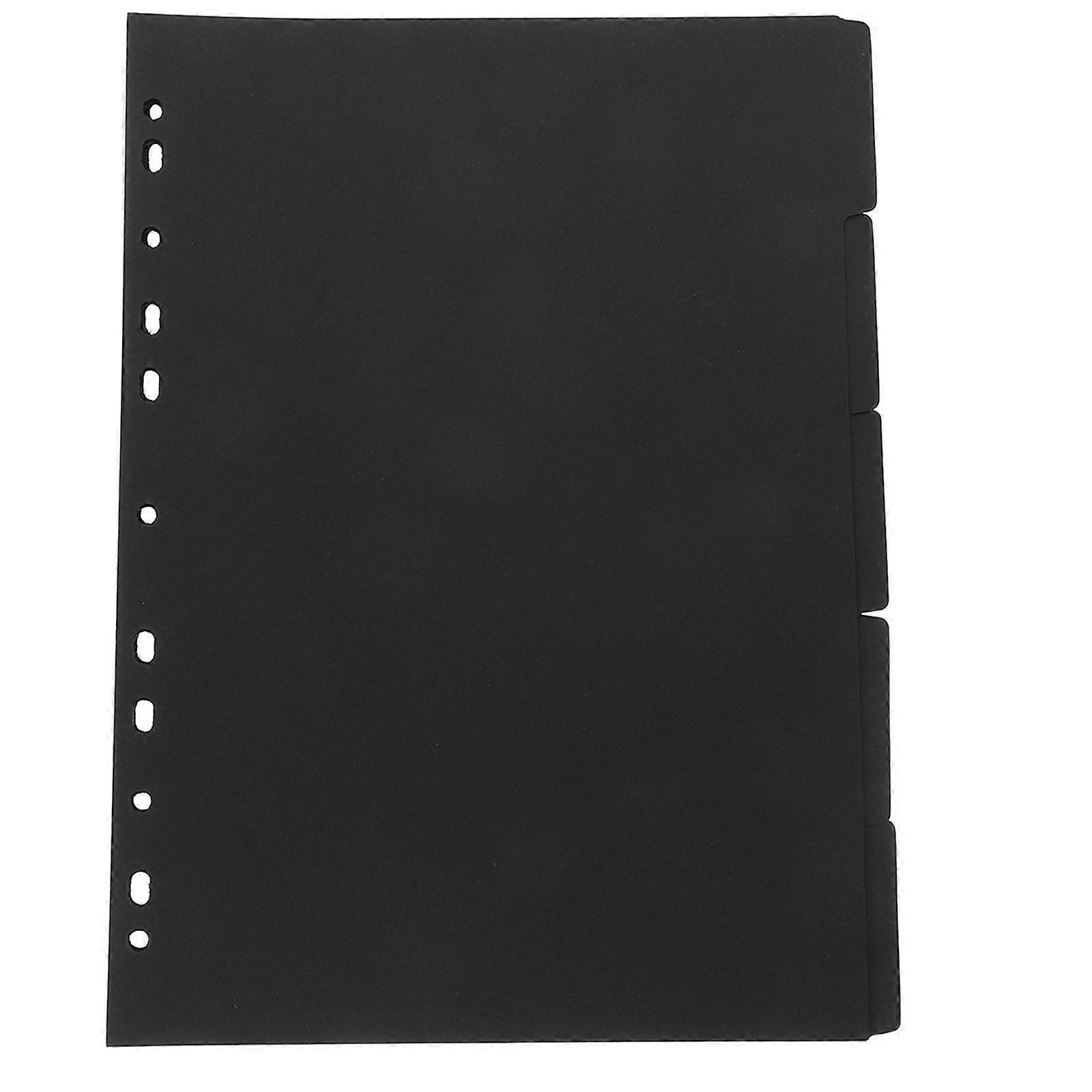 A4 Notebook Binder Dividers 15 Sheets Ideal For Study Document Separation Paper Markers