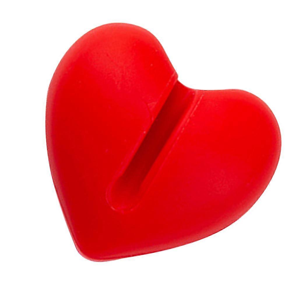 Red Silicone Thermometer Clip for Cooking 4Pcs Non-Scratch Probe Holder