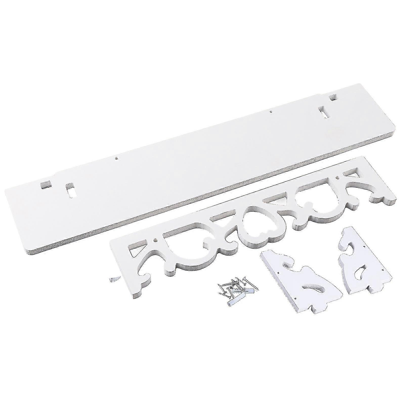 White Hollow Floating Shelf Wall Shop Bookshelf Display Shelf Furniture