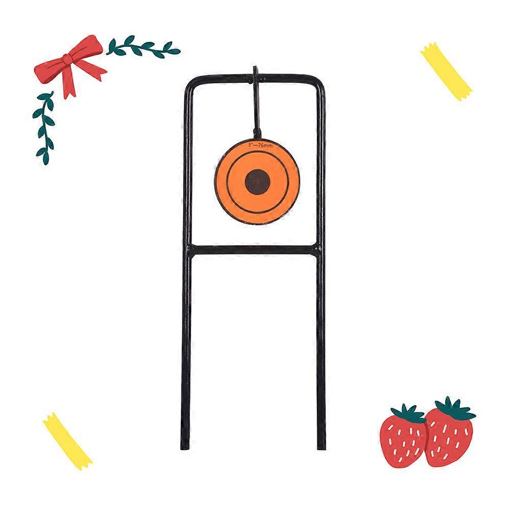 Black Shooting Iron Target for Hunting Practice Outdoor Exercise