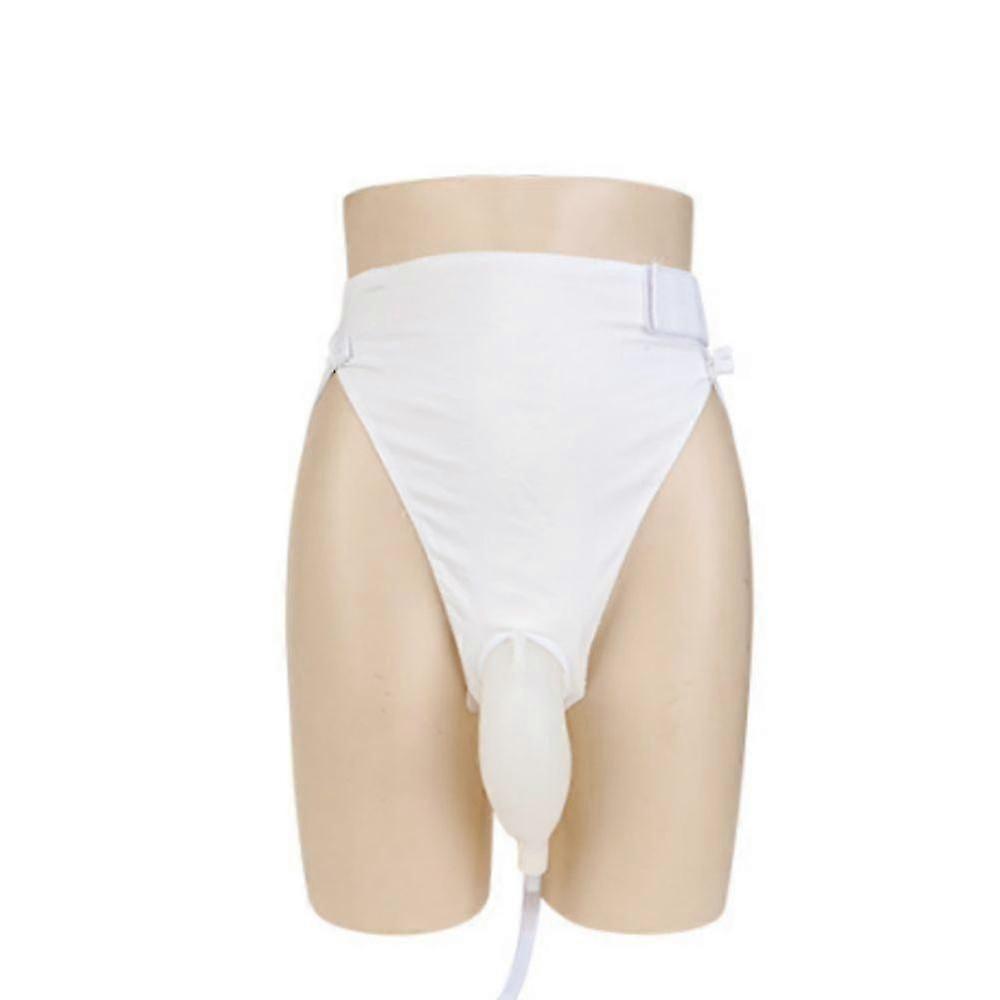 Wearable Latex Urinal Bag Reuseable Urinary Connector Adjustables Strap Pee Urinary Perfect For Bedridden Patients