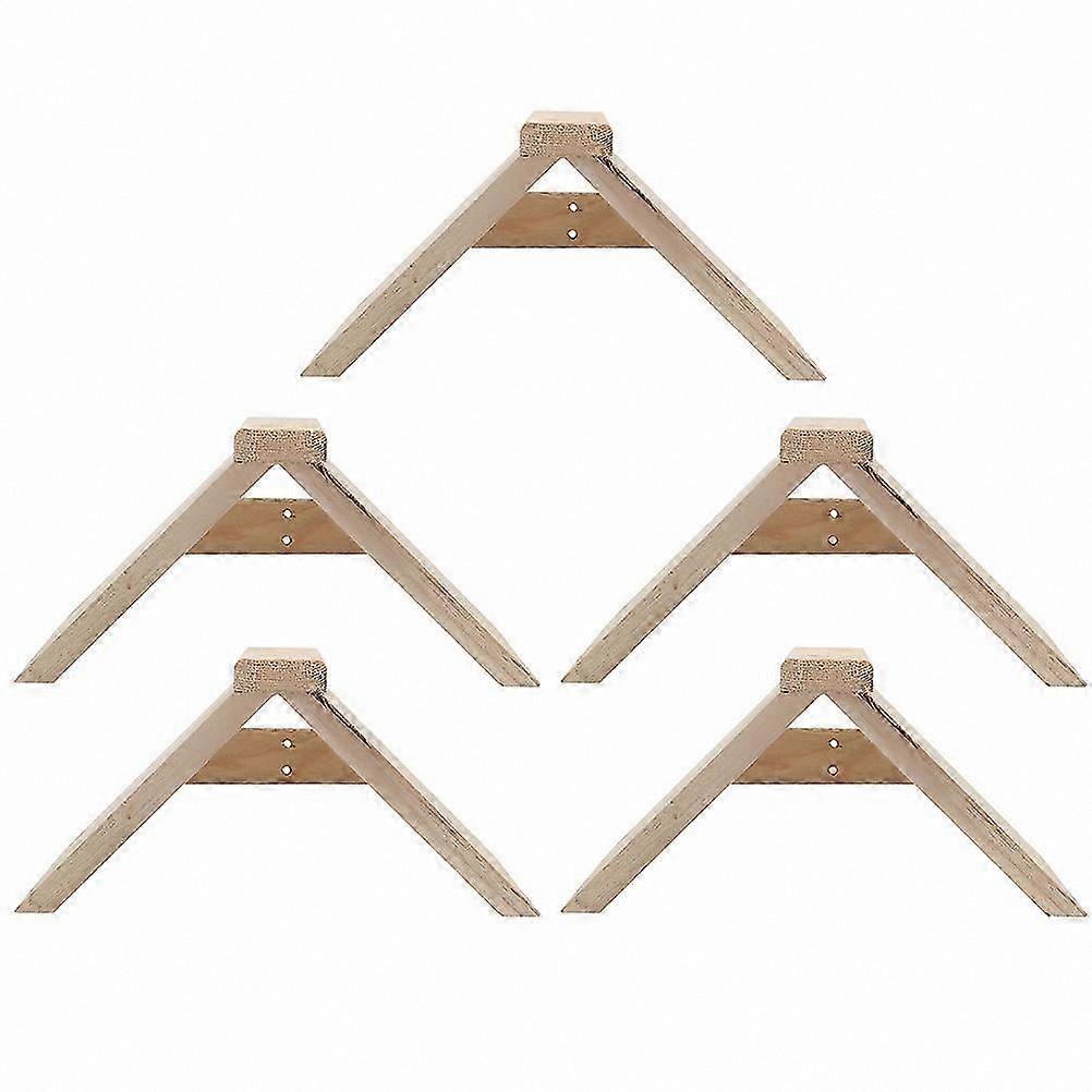 5-Pack Sturdy Bird Perch Stand for Pigeons Parrots and Chickens Comfortable Roosting and Play Structure