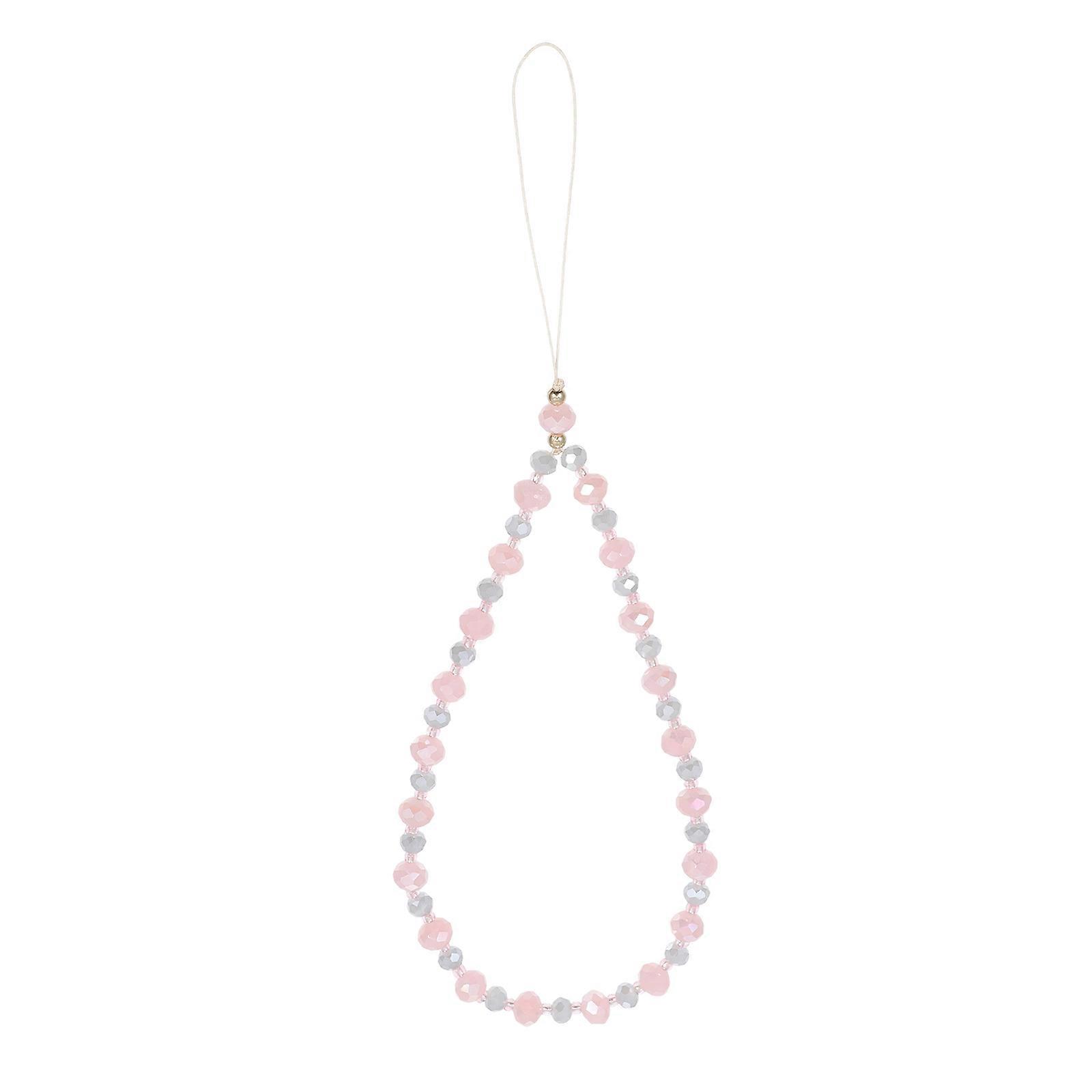 Pink Decorative Phone Chain for Multi-Function Use 5Pcs Delicate Phone String Set