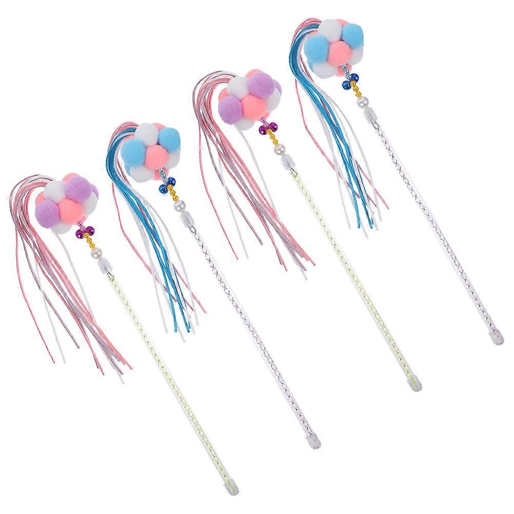 Interactive Cat Teaser Cat Teaser for Entertainment 16Pcs Toy