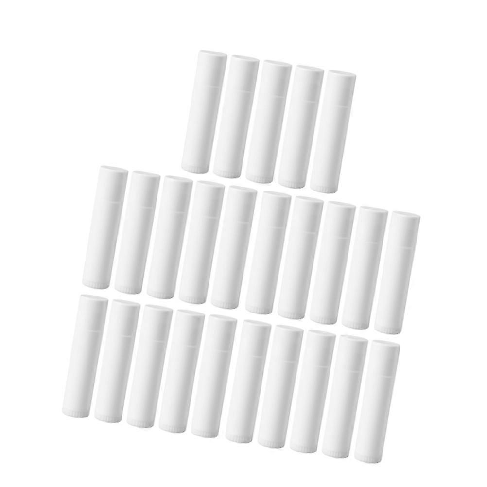 White Storage Tubes Empty Lip Balm Tubes for DIY Lip Pomade 90Pcs