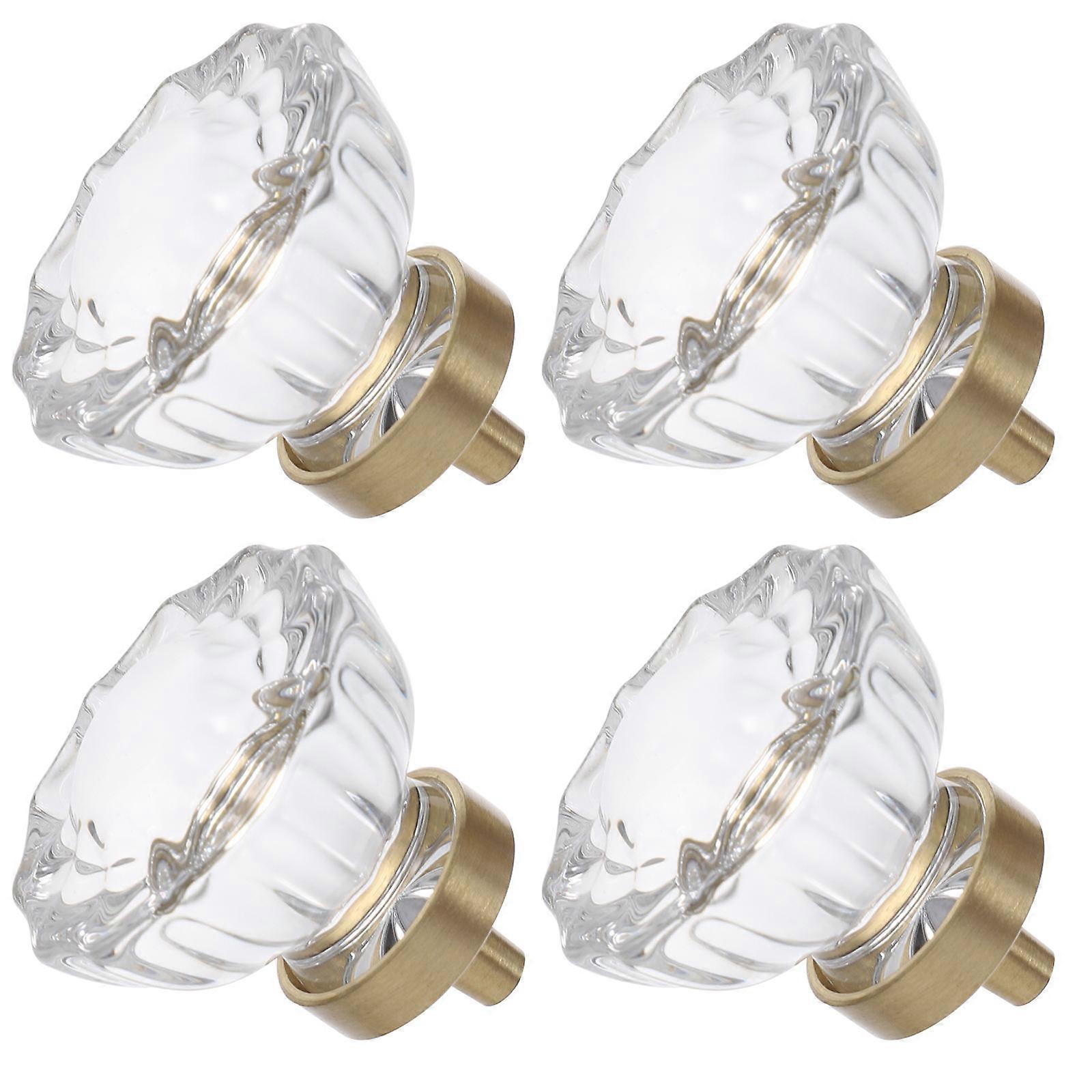 Decorative Crystal Knobs 20 Pcs Kitchen Cabinet Hardware Modern Style Easy Installation Interior Designers