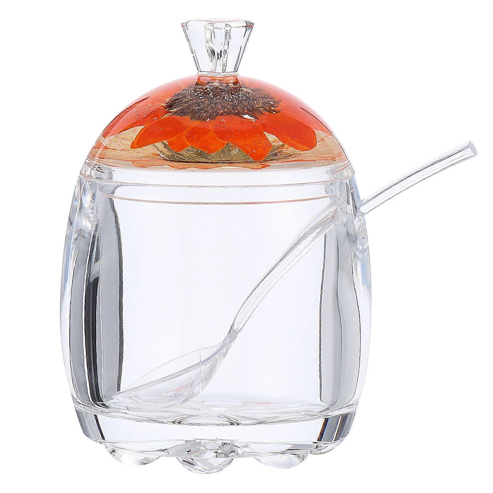 Acrylic Spice Box 2Pcs Kitchen Seasoning Bottle Perfect For Daily Use Storage With Unique Design