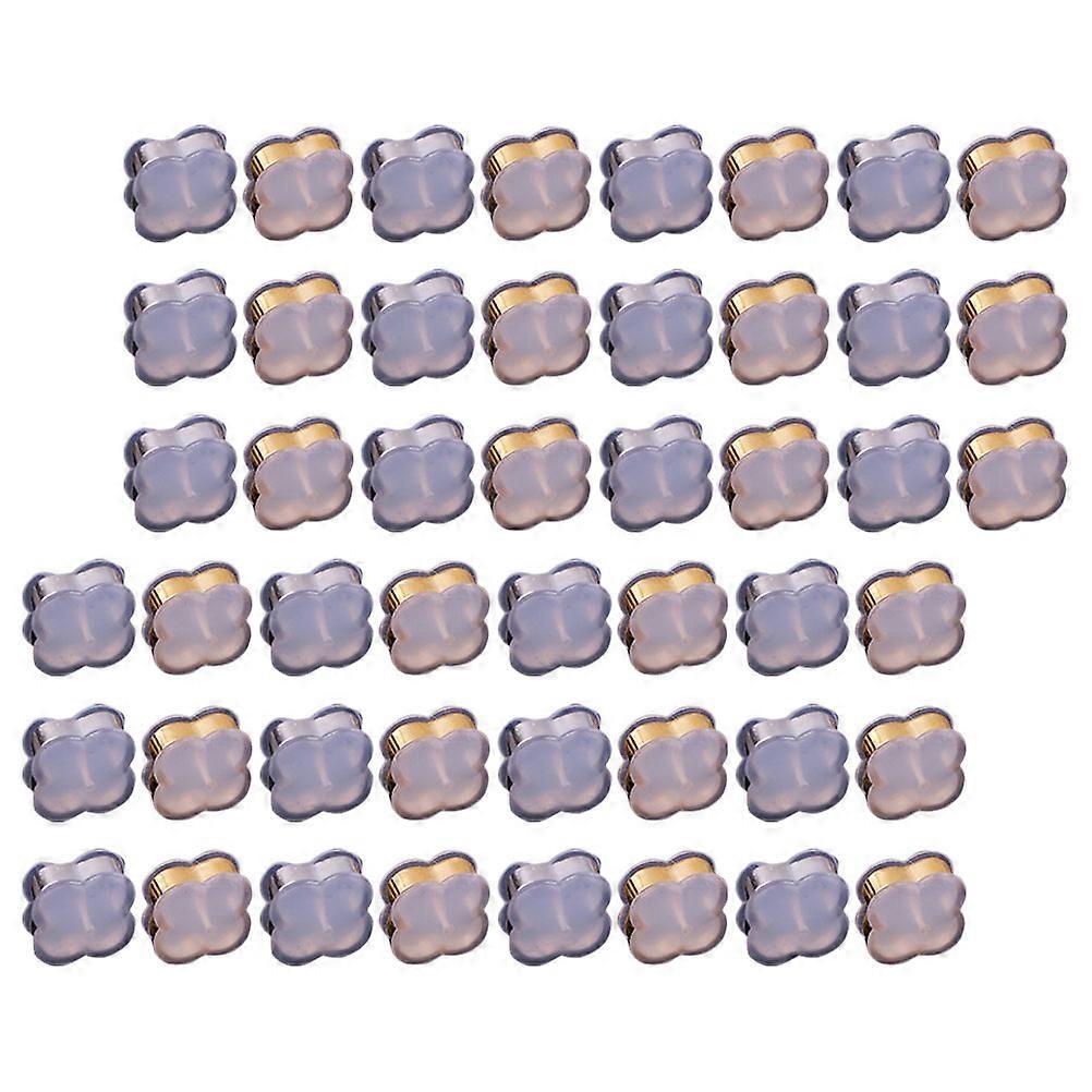 Durable Earring Backs Soft Silicone Stopper for Earring Use 50Pcs