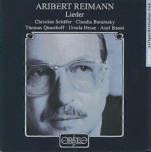 Schafer/hesse/quasthoff - REIMANN:LIEDER [CD]