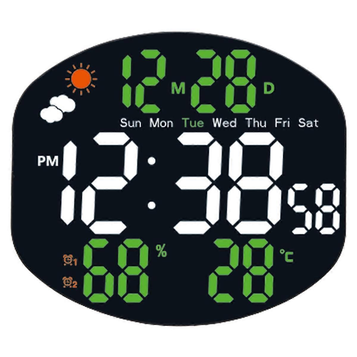 Digital Alarm Clock Weather Station Humidity Temp B