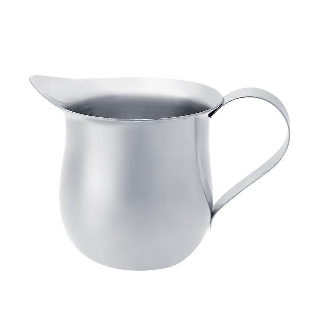 Milk Frothing Pitcher Stainless Steel Frothing Pitcher Jug for Coffee Cream Espresso(150ml)