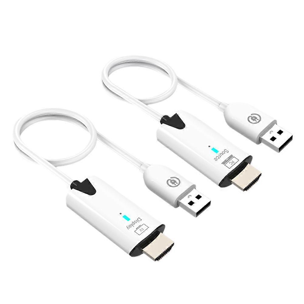 5G Wireless HDMI Transmitter Receiver 2K 1080P Plug and Play Screen Mirroring for Streaming and Meetings