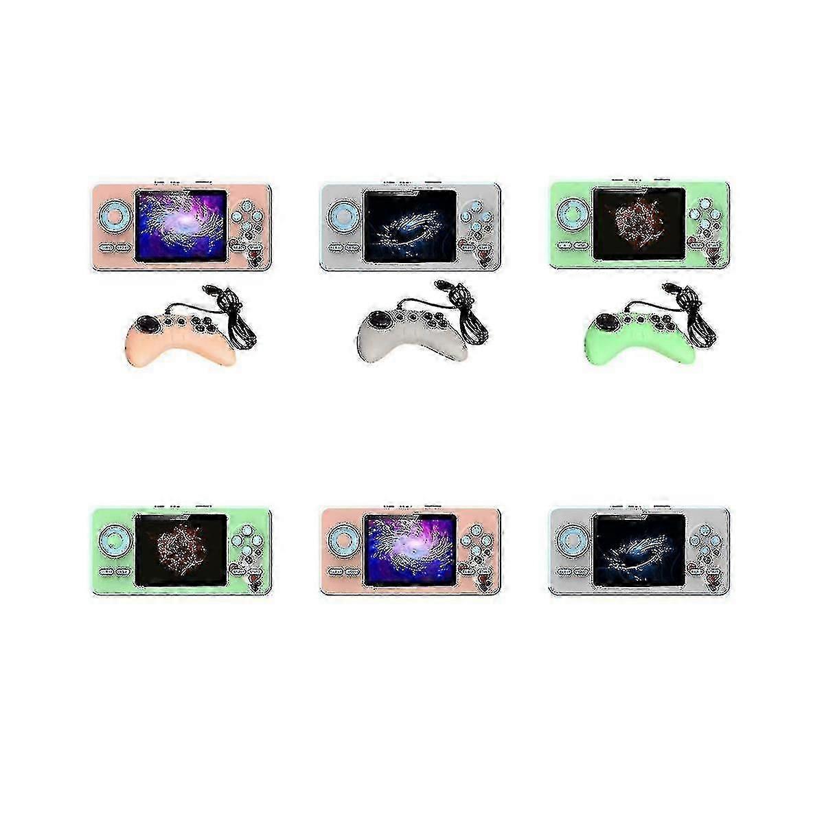 520 Games Console Retro Game Controller 2.4-inch Screen Handheld Game Player Two-person Mode (a)