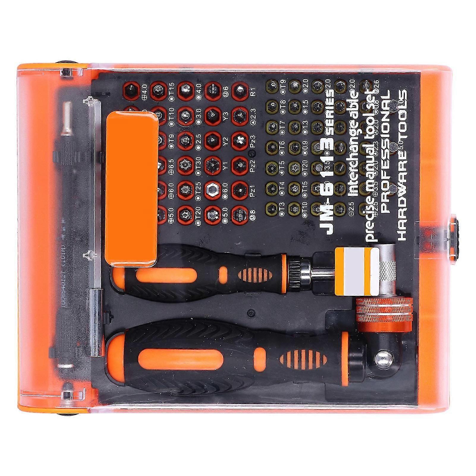 JM-6113 65Pcs Chrome Vanadium Steel Screwdriver Bit Set