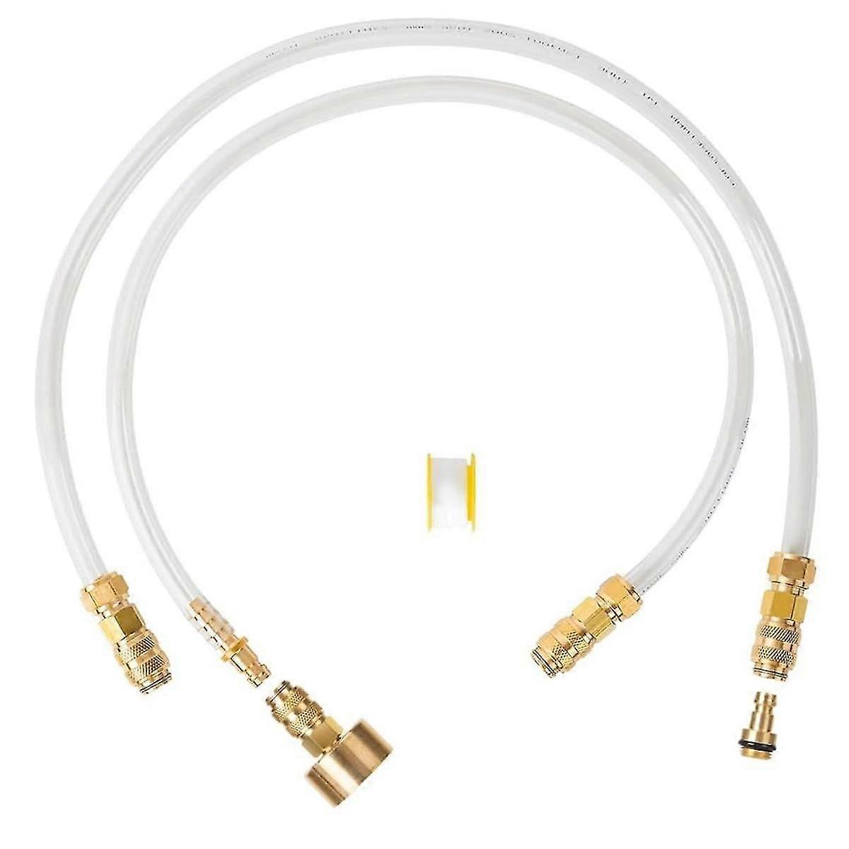 Hydraulic Steering Bleed Kit, 2PCS Includes Bleeding Kit/Fill Kit, for Sea Star All Outboard, Stern