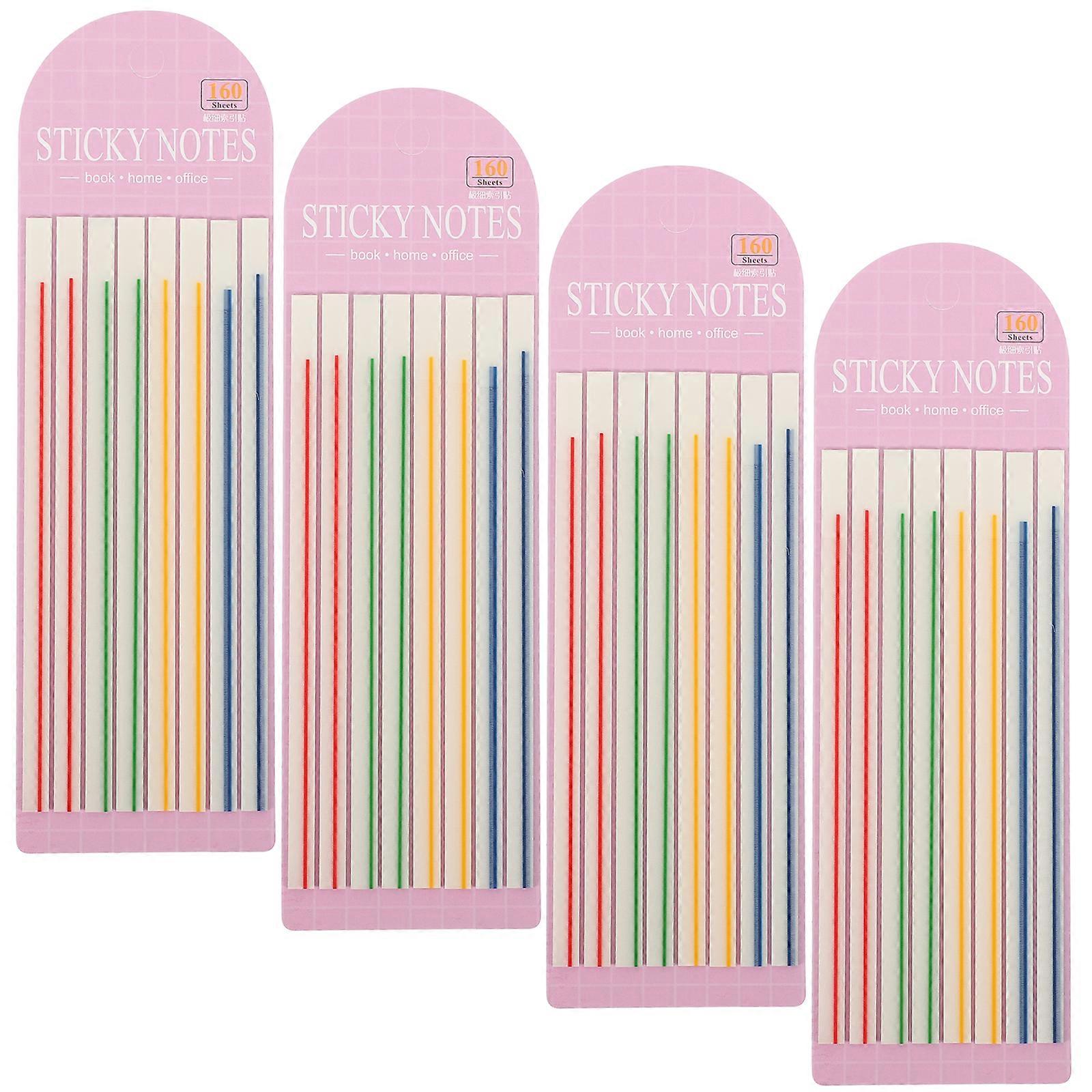 Notebook Tabs Highlighter Tape for Book Annotation with 4Pcs 4 Books