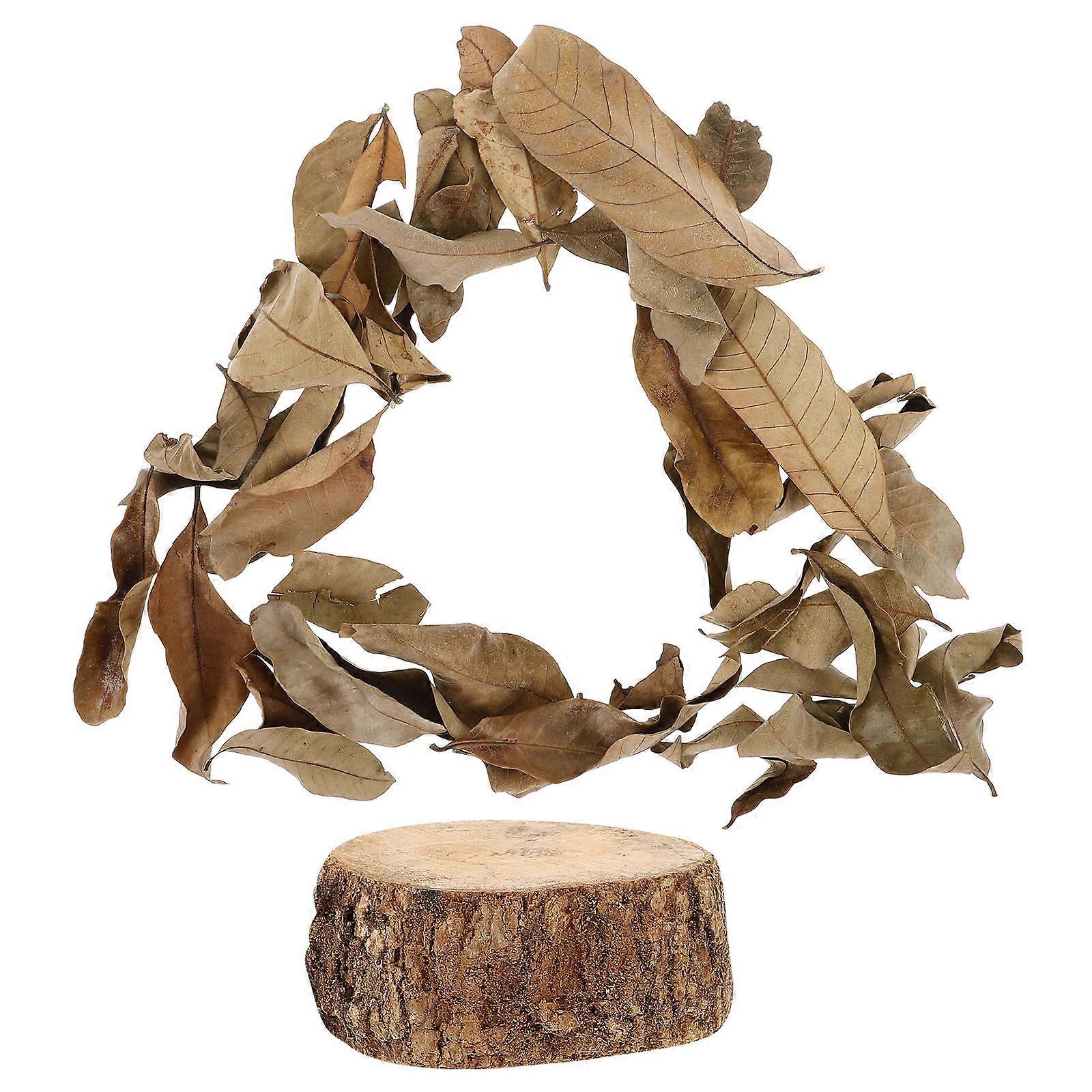 Wood Stump Turtle Basking Platform for Small Reptiles 3Pcs Set