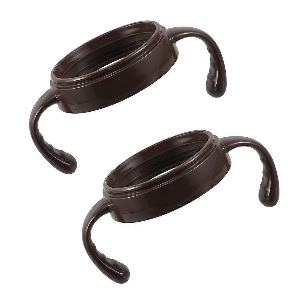 Feeding Accessories Brown Wide Bottle Handles 2Pcs Handle Set