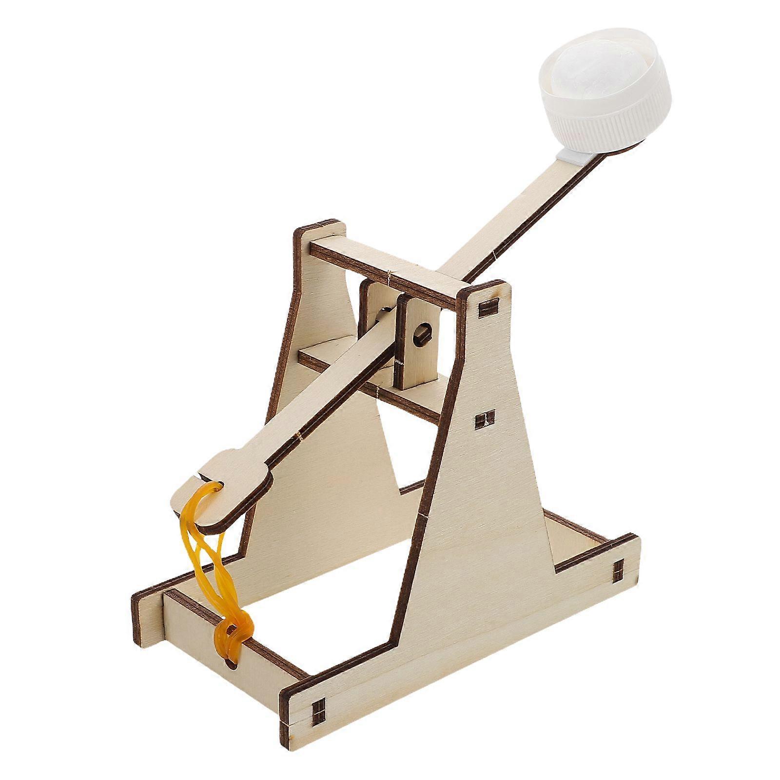 DIY Catapult Kit Kids Wood Project for STEM Project and Fun Build Your Own Miniature Trebuchet and Explore Physics Principles