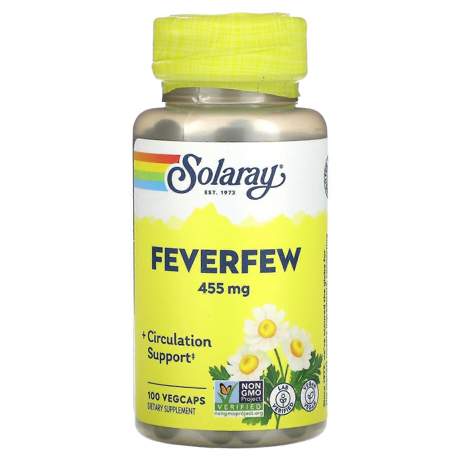 Feverfew, 455 mg, 100 VegCaps
