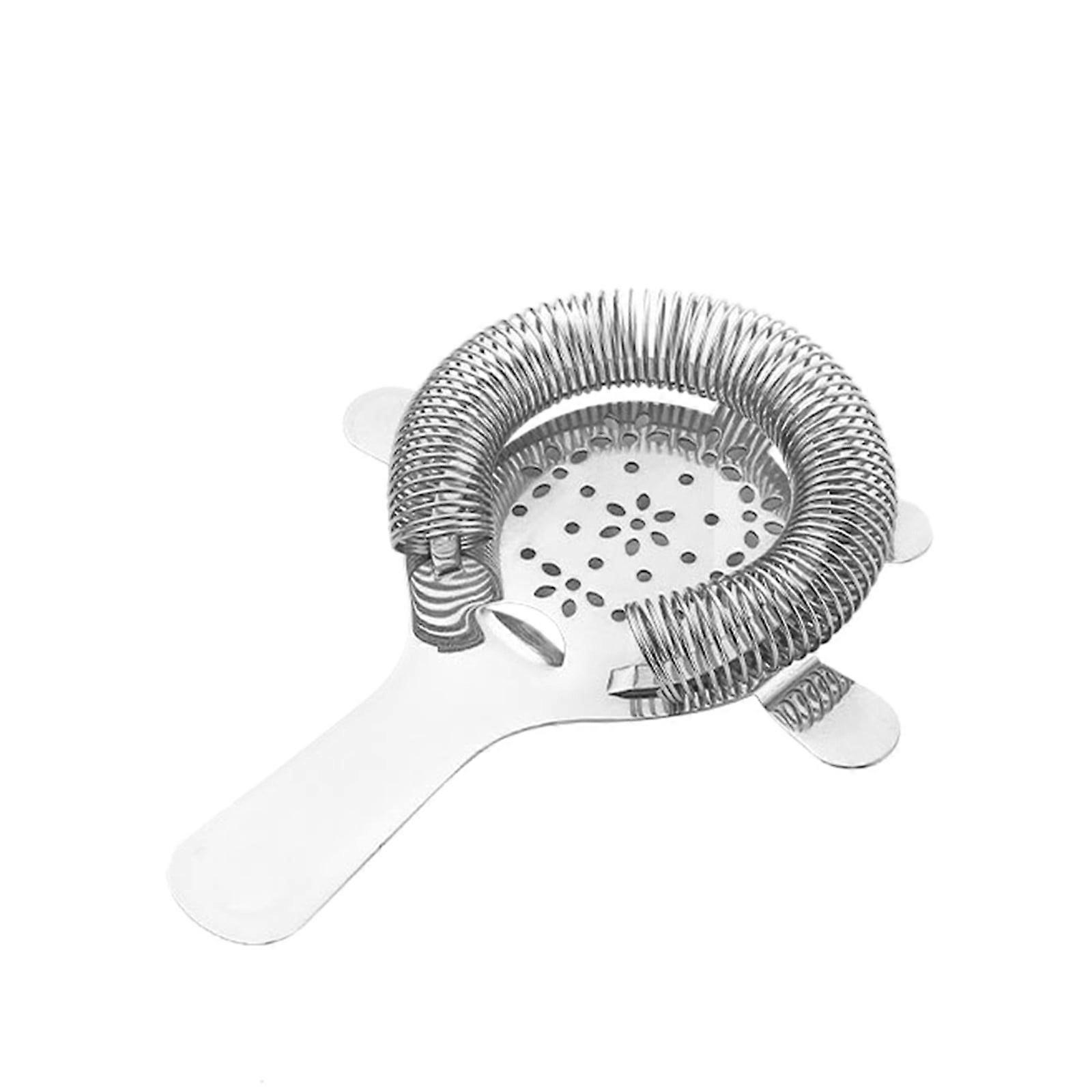 Stainless Steel Flower Ice Filter Ice Separator Shaker Coffee Milk Tea Ice Bar Tool