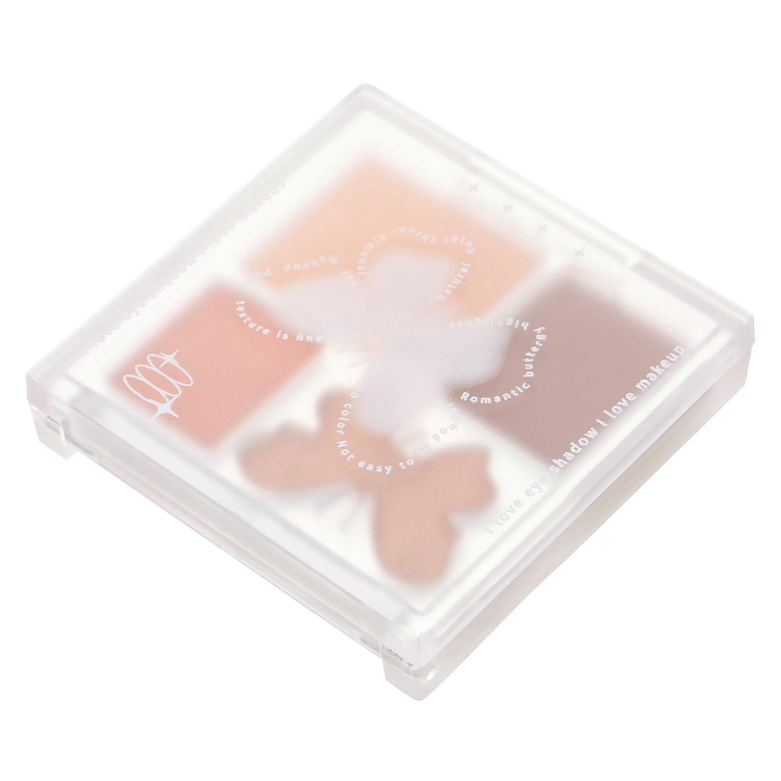 Brown Eyeshadow Palette for Eye Makeup Use with 5Pcs Multi Shadow Powder