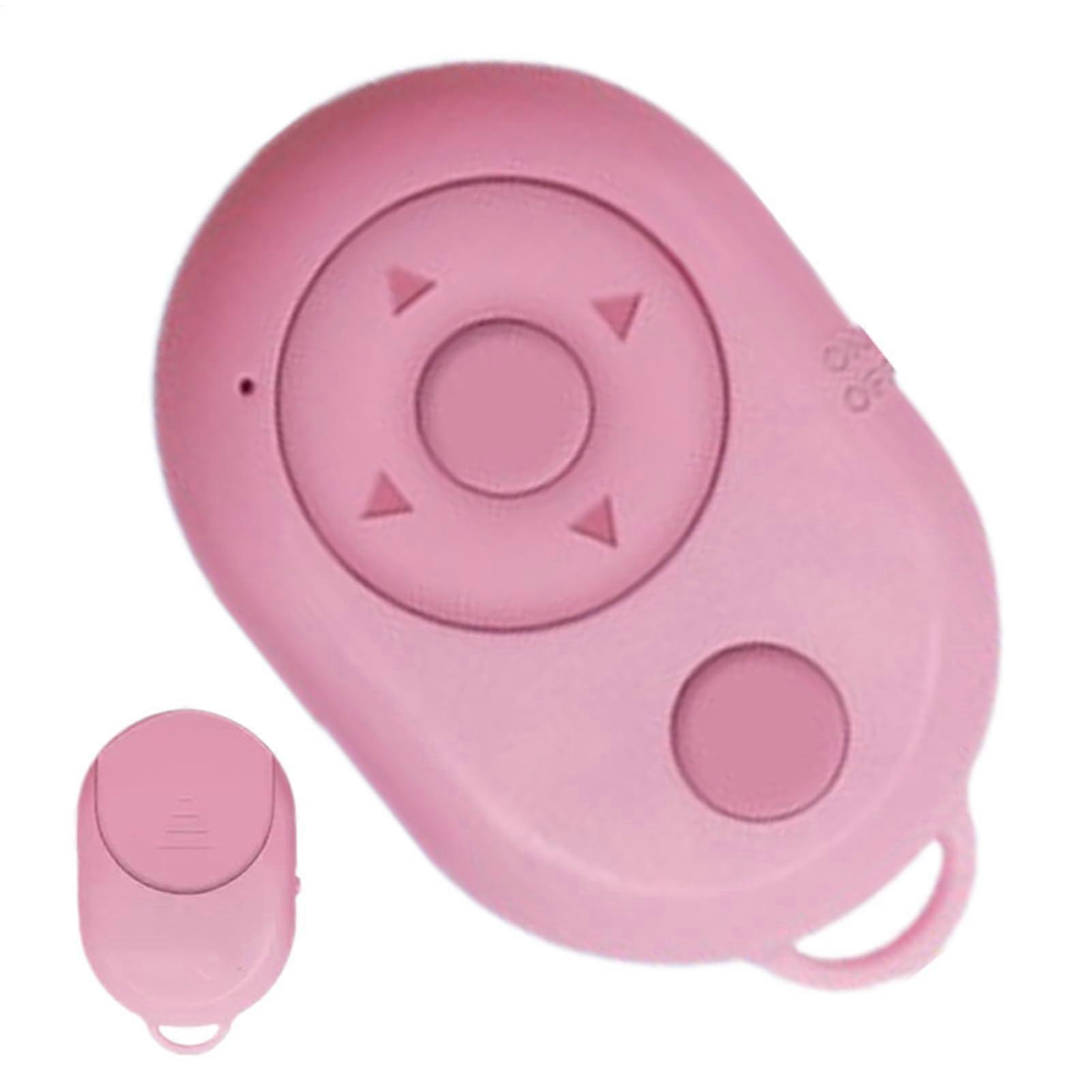 Wireless Camera Remote Shutter, Mini Camcorder Button Controller For Photo Recording, Ebook Reading, Pink