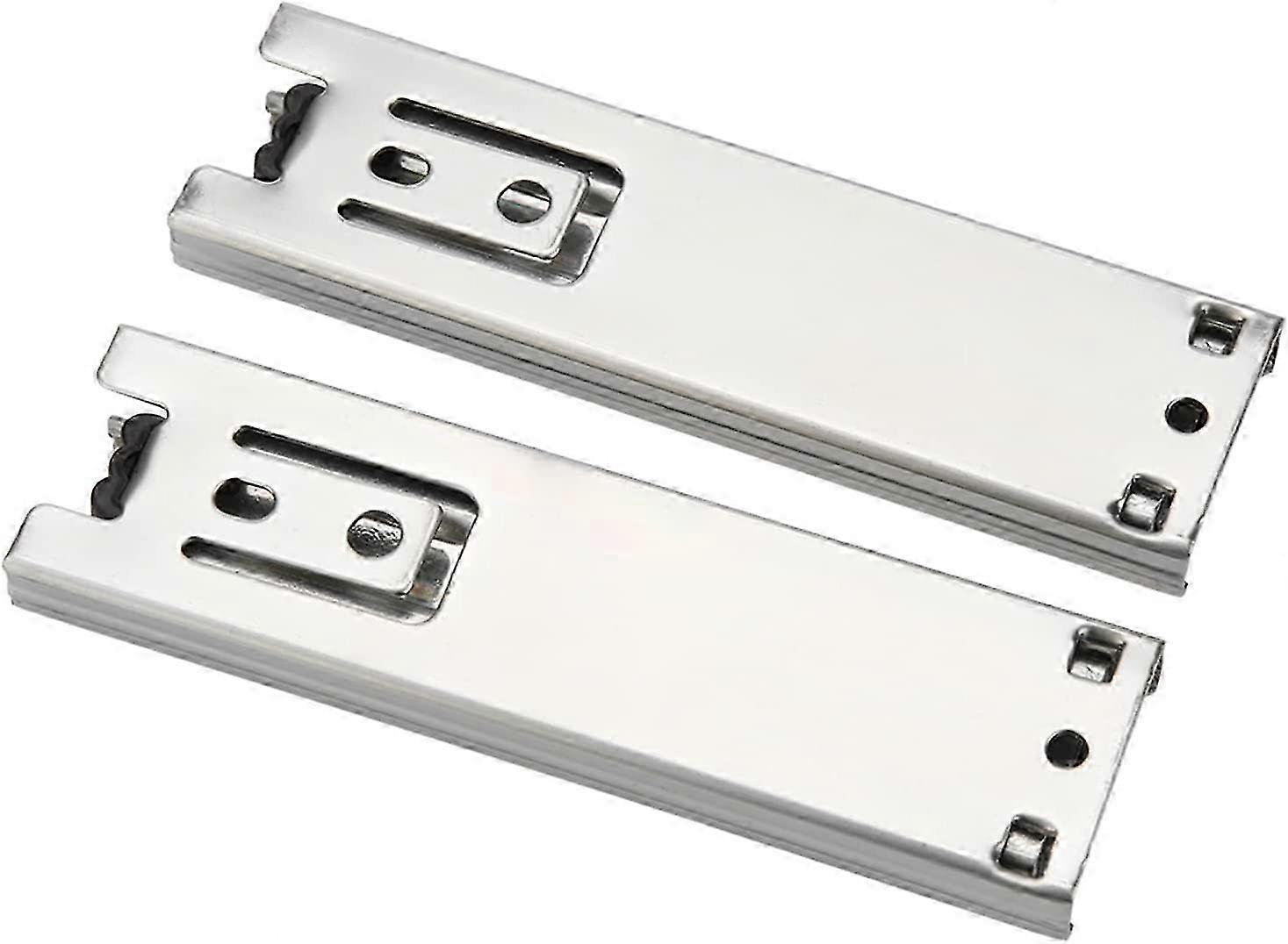 2pcs 5in Mini Short Drawer Slides Furniture Guide Rail Full Extension Kitchen Cupboard Hardware for Cabinets, Closets 25-26