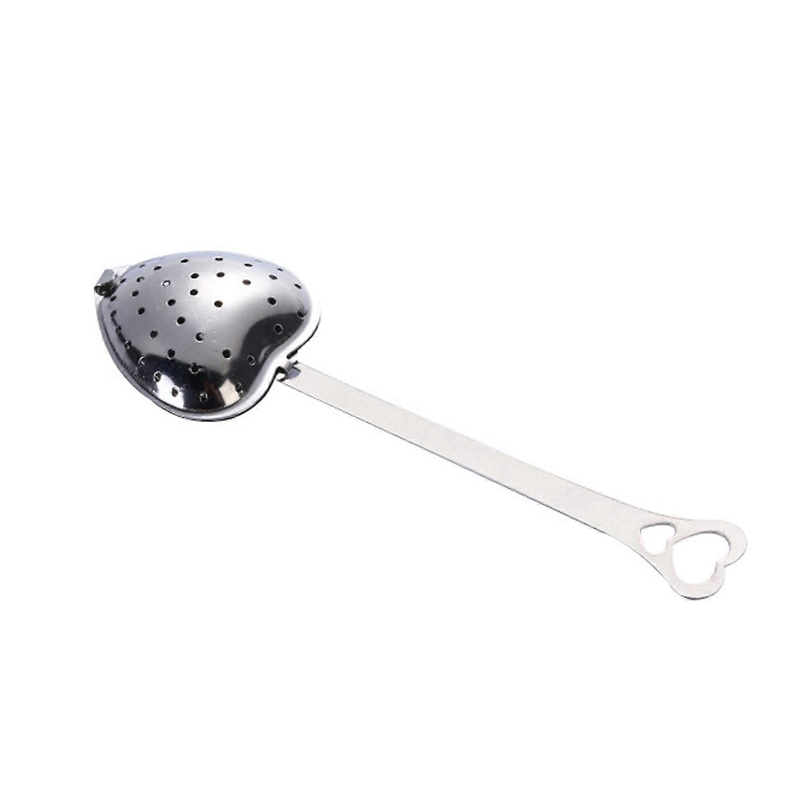 Stainless Steel Tea Infuser Spoon Strainer Steeper Handle Tea Strainer Tool
