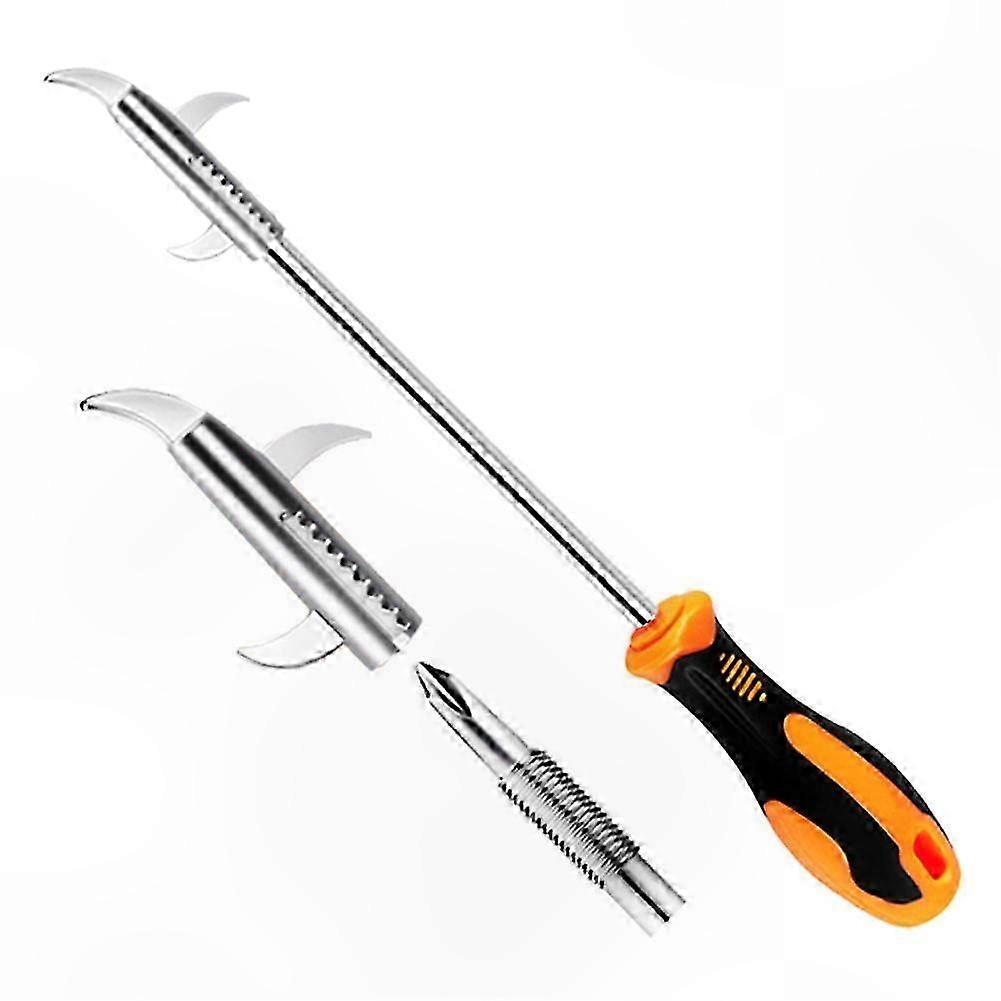 Tire Cleaning Tool with Hook and Buckle for Stone Removal