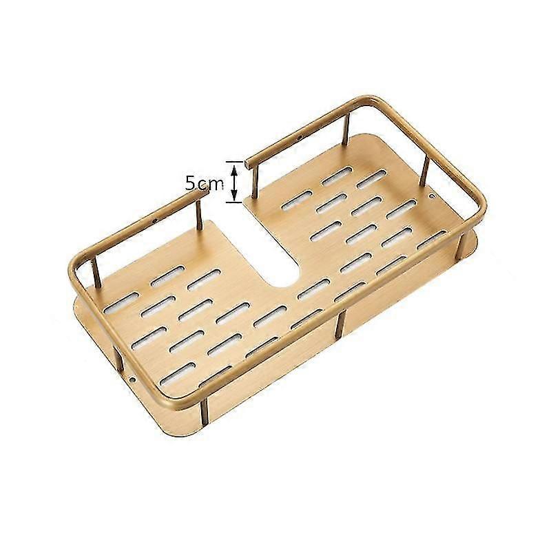 1PC Antique Brass Shower Special Bathroom Shelf