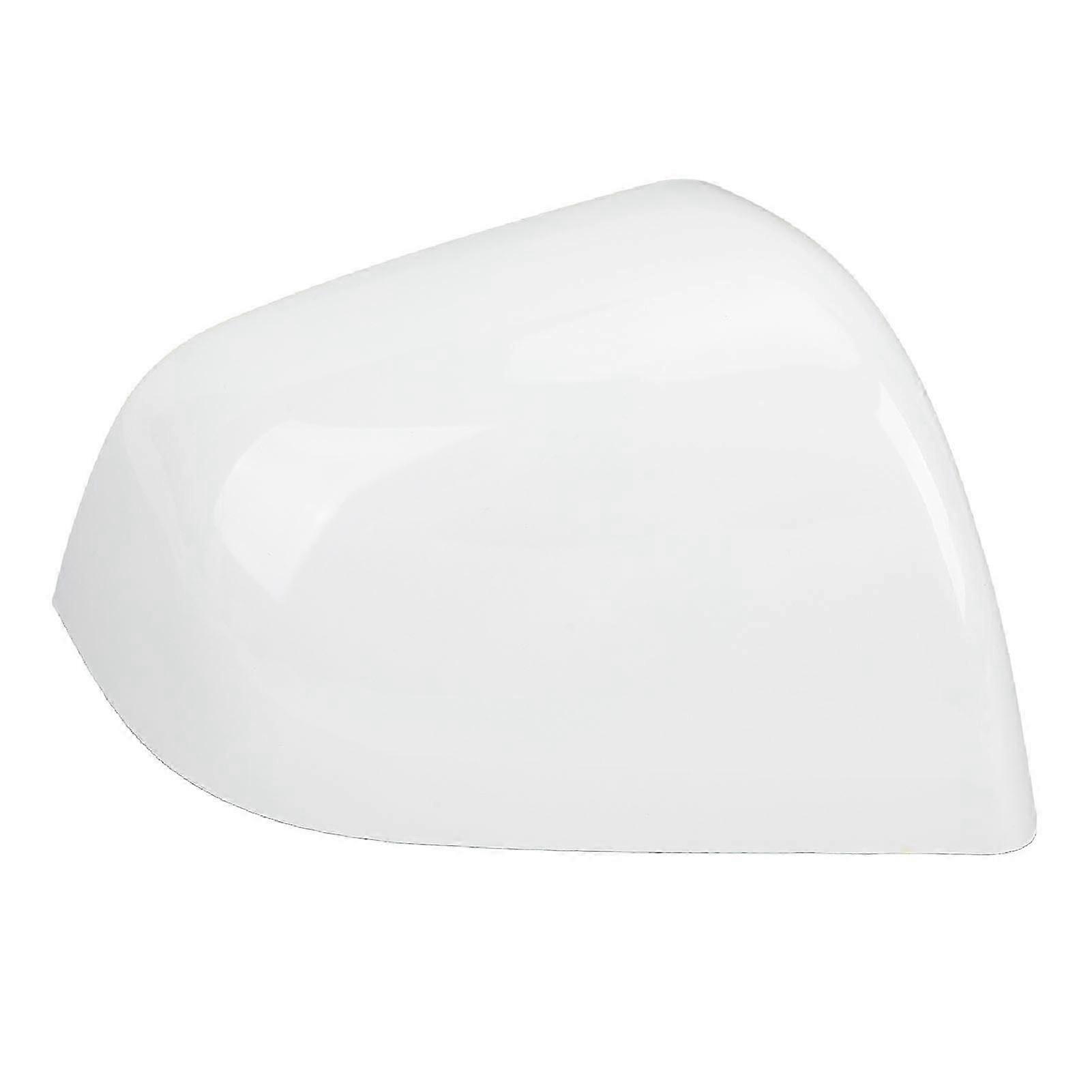 White Mirror Cover for Tesla Model Y 2020-2023 Right Side Replacement