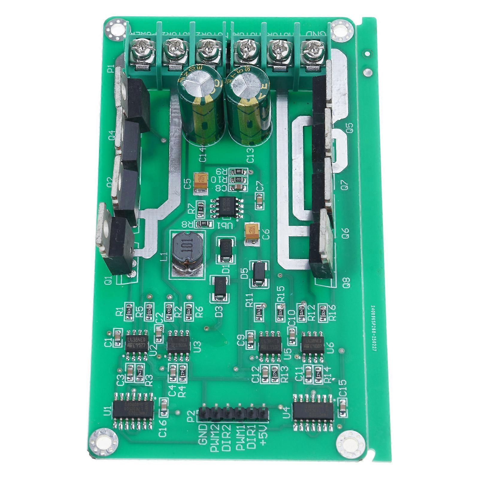 Advanced 15A Double Motor Driver Module 3v-36v 30A Featuring Low Resistance N Channel MOSFETs Multicolor