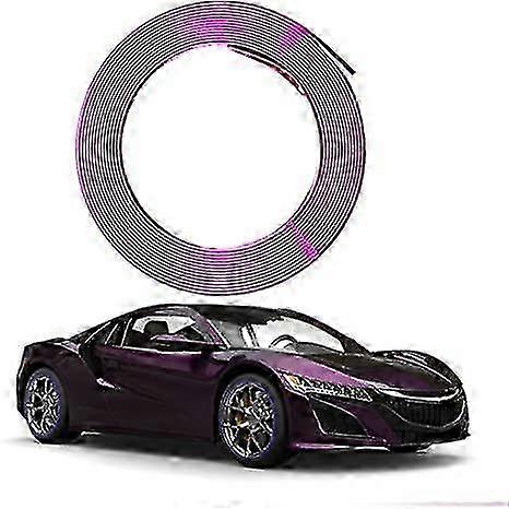 車のホイールリムプロテクター8mユニバーサルフィット