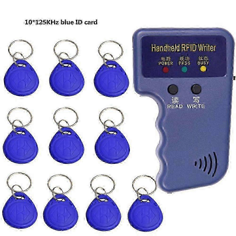Handheld RFID ID Card Copier Key Reader Writer Duplicator 125KHz10PCS Tags New