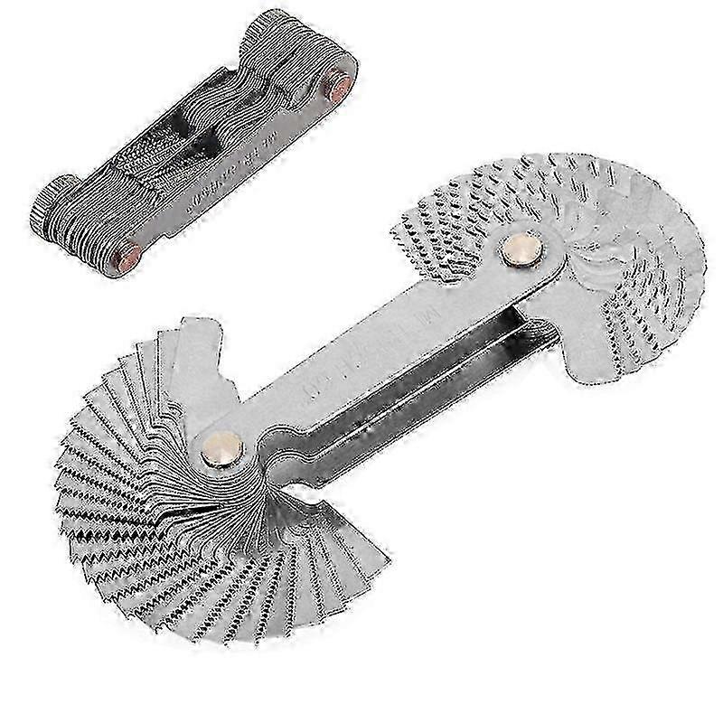 Thread Gauge Tool by Feeler with 58 Blades and Center Gaging Feature