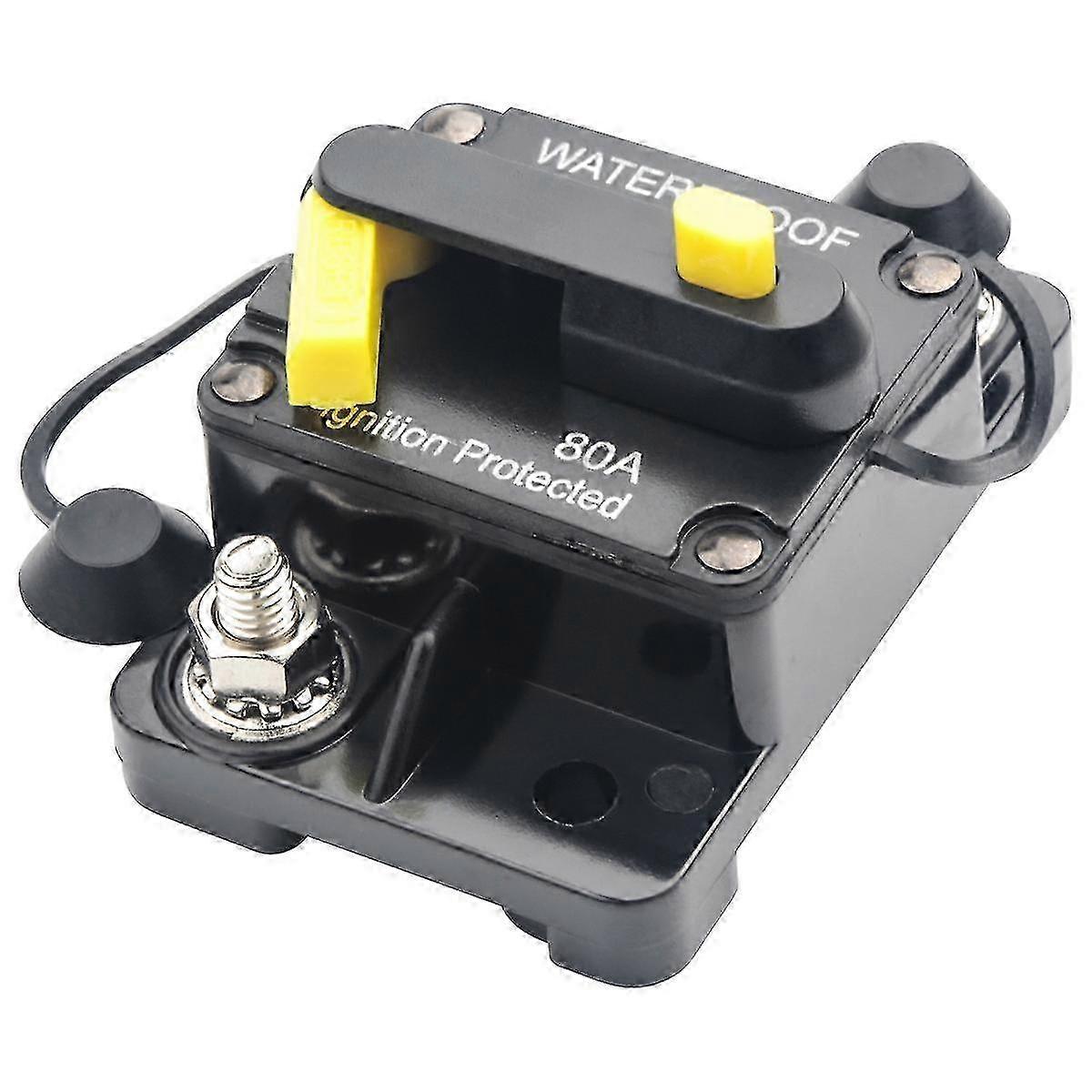 Car Circuit Breaker Fuse Reset 80amp 12v-48v Dc Car