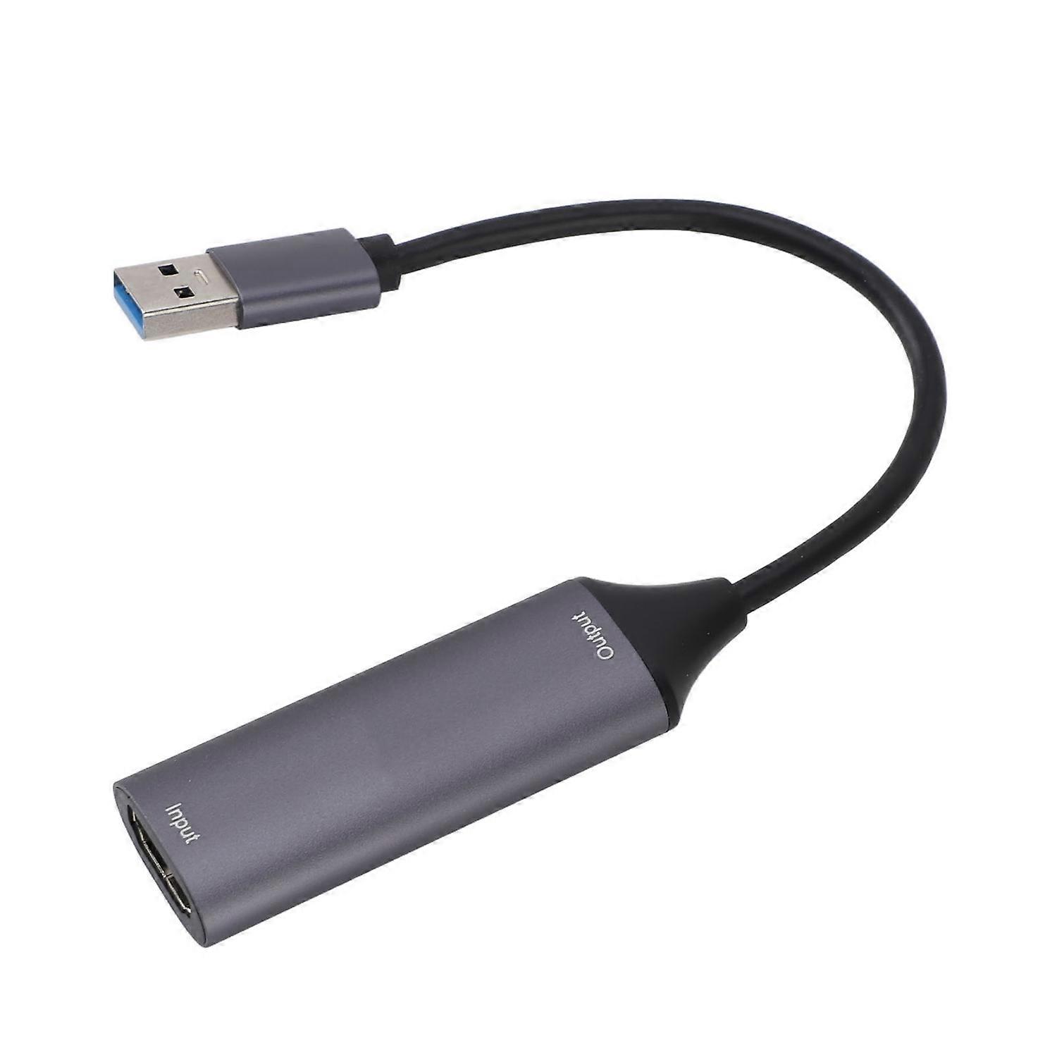 Κάρτα καταγραφής βίντεο παιχνιδιού, διεπαφή πολυμέσων με ανάλυση 4K HD, κάρτα λήψης βίντεο για OBS USB3.0