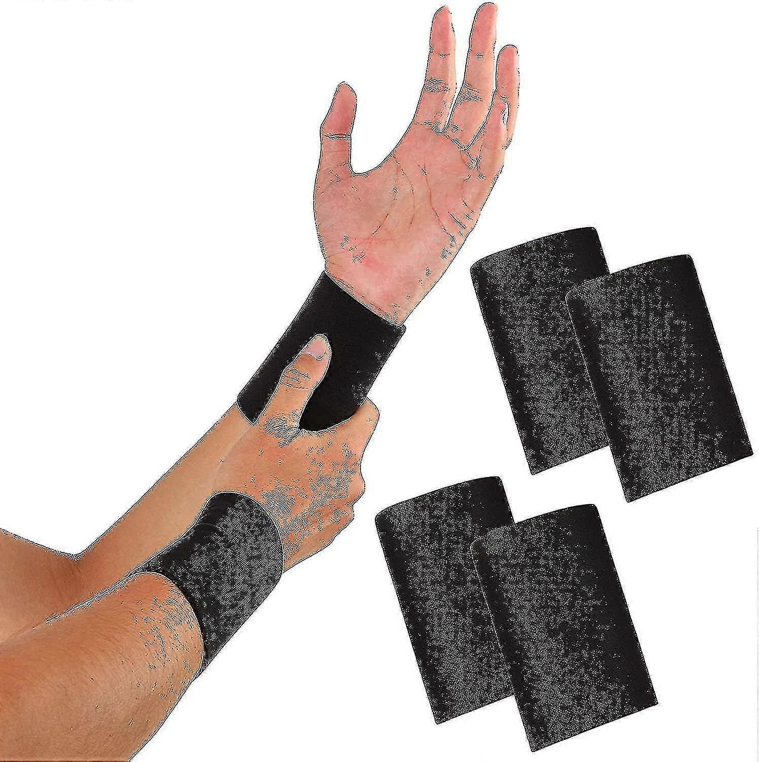 2 par kompression handledshylsa kompression handledsstöd handledslindar elastiska armband för män