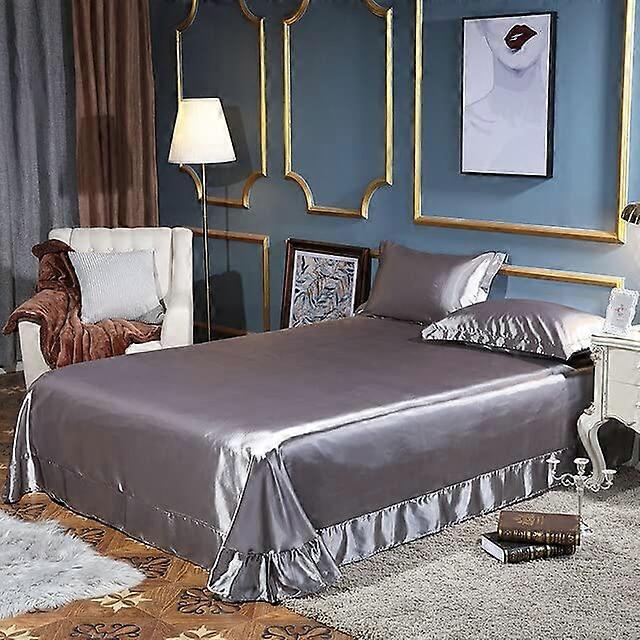 Solidcolor Rayon Bed Sheet 250x250cm RoundEdged Mattress Cover