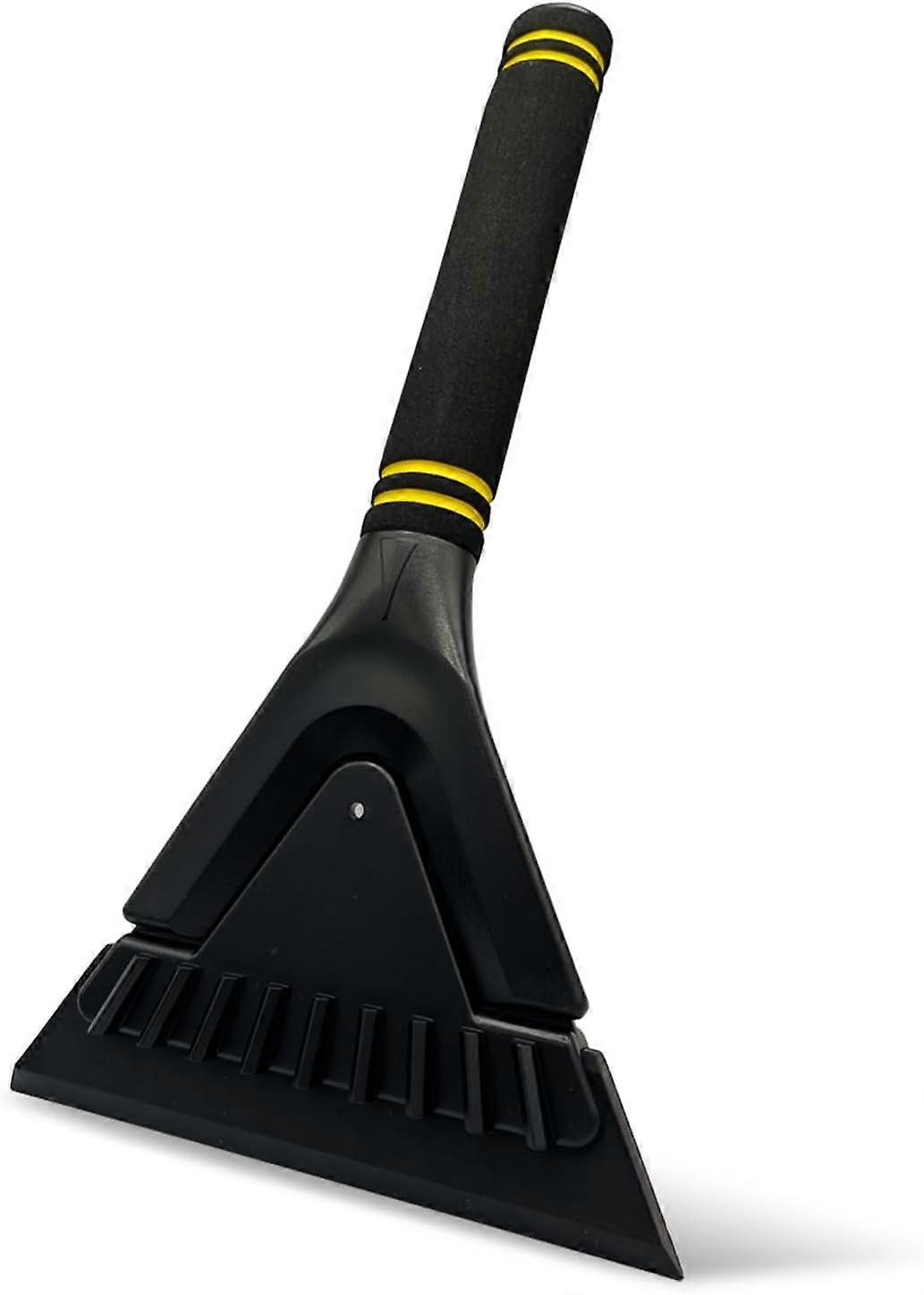 Ice Scraper ,Windscreen Ice Scraper , with Foam Handle and Wide 14.5 cm TPE Blade Detachable Ice Snow and Frost Car Window Wiper Scraper(Black)