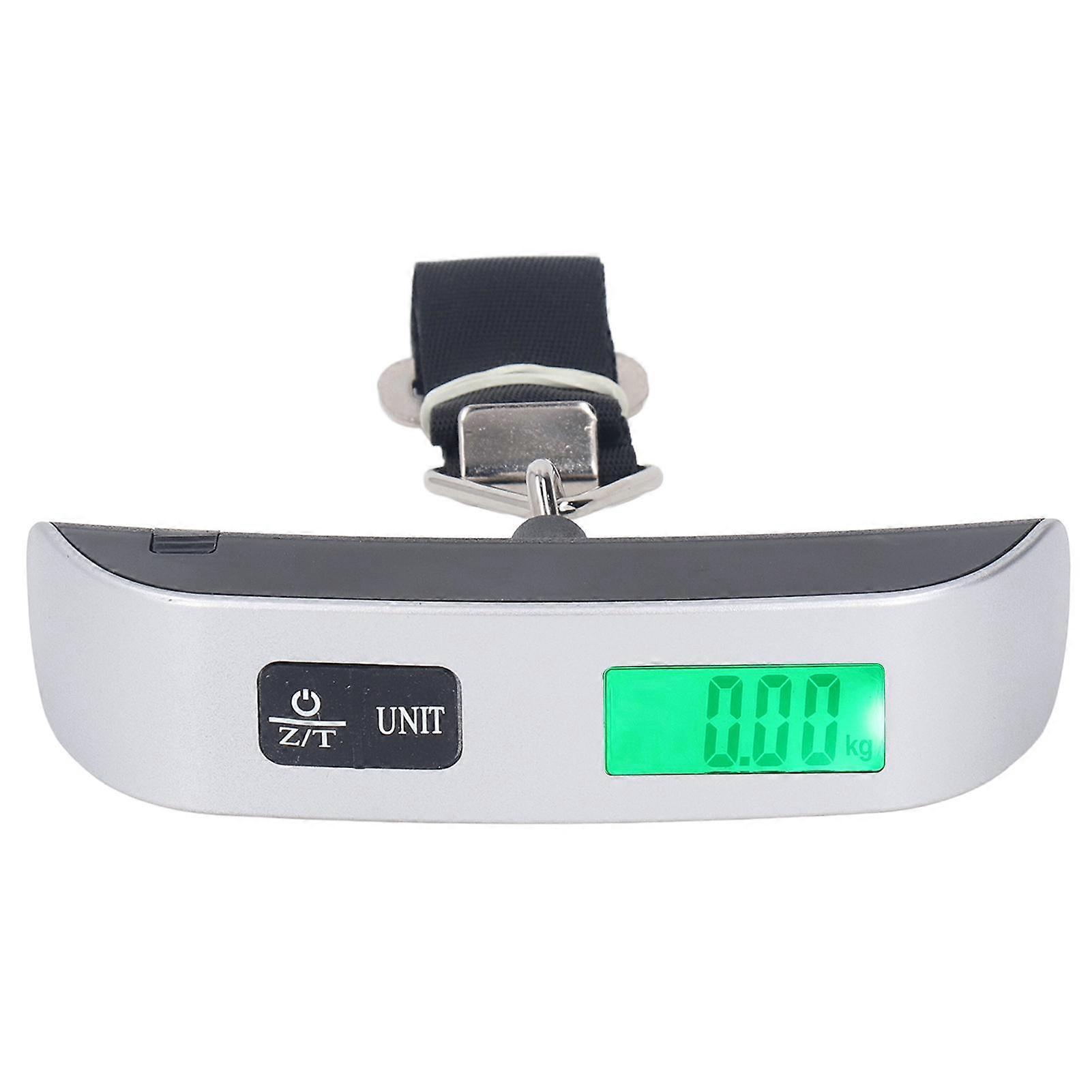Portable Handheld Scale Mini Strong Load Bearing Accurate LED Digital Display Green Backlit Luggage