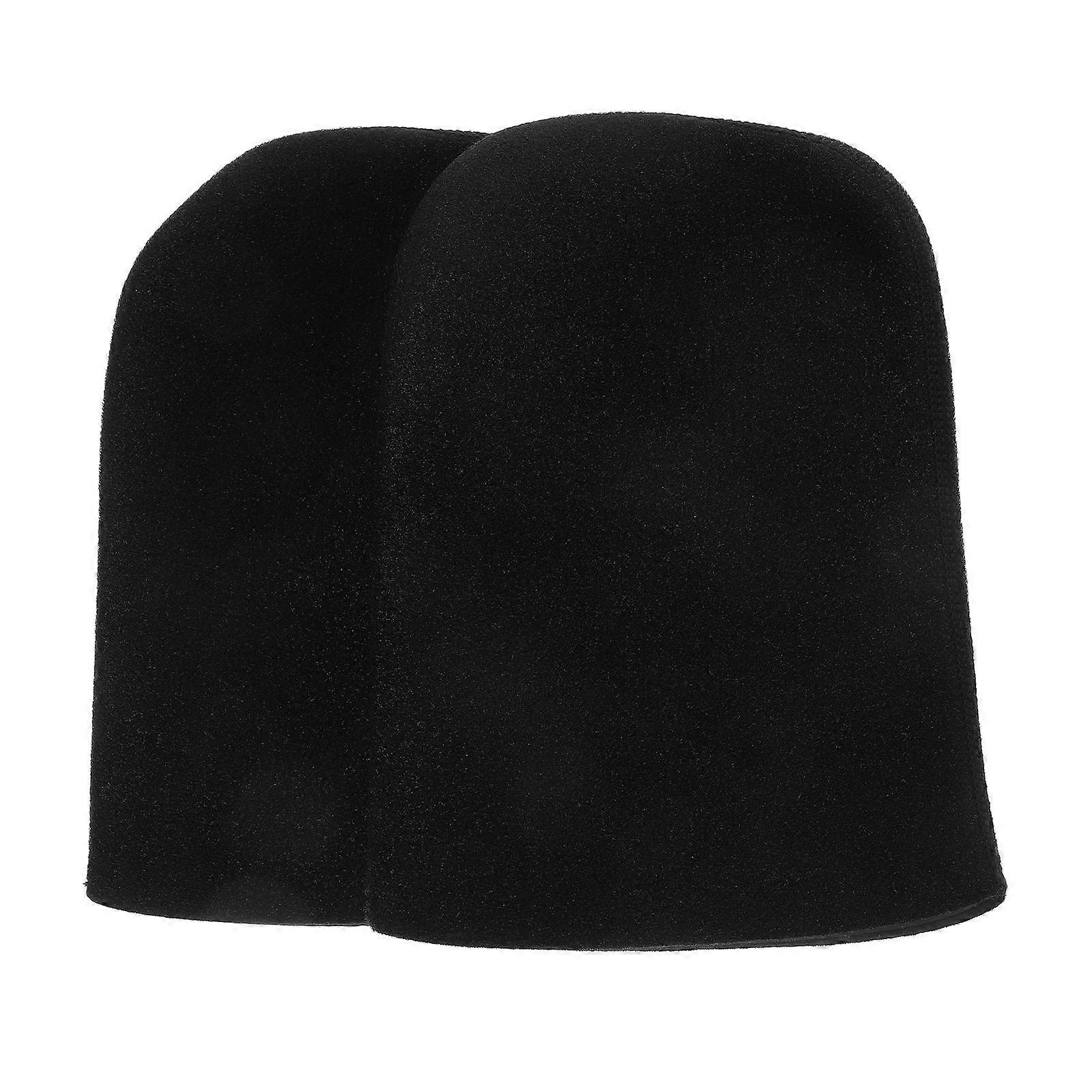 Wheelchair Footrest Cover 2Pcs Durable Anti-Collision Pads For Elderly Non-Slip Design For Secure Use