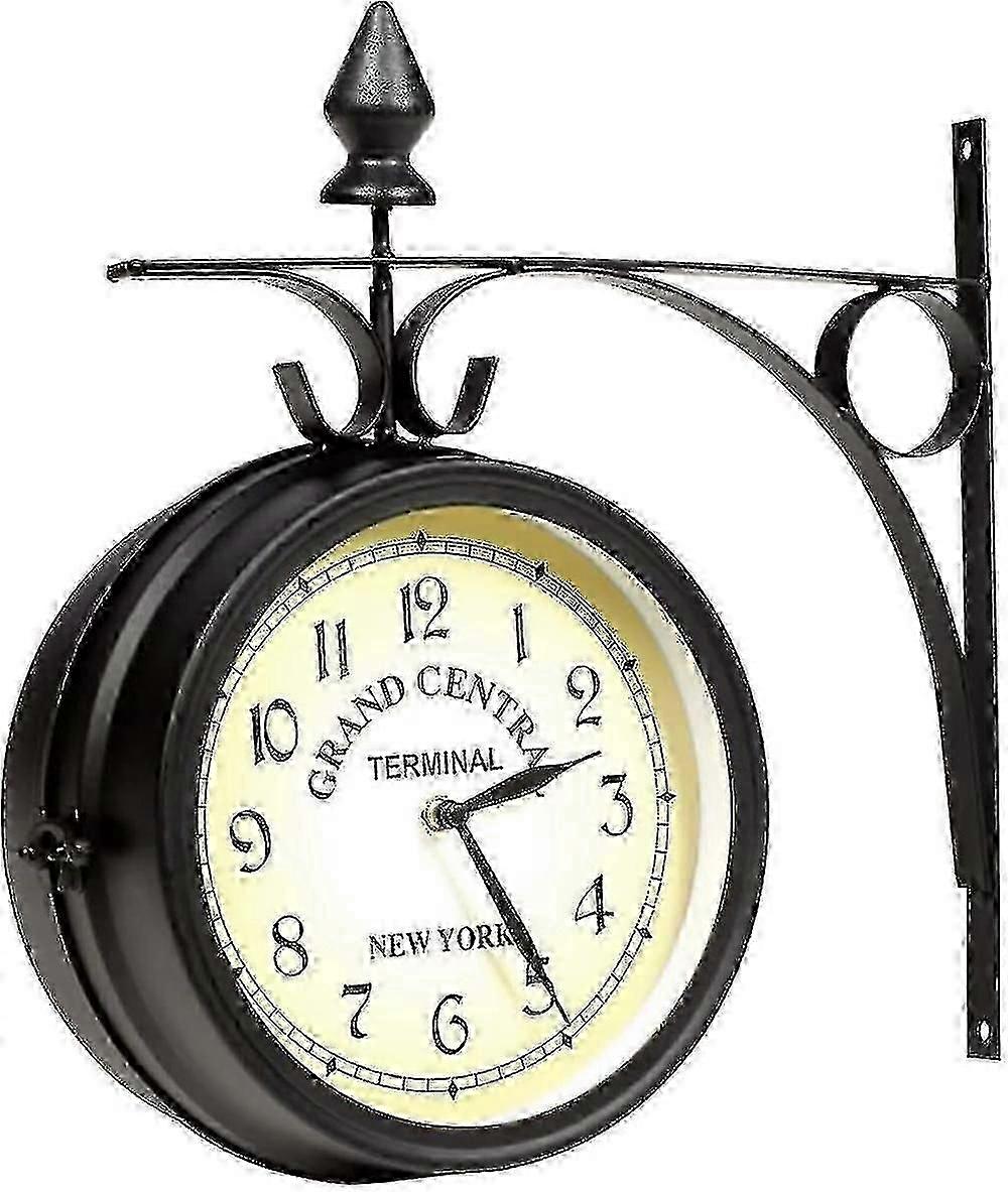 Handcrafted station clock wrought iron grand central terminal